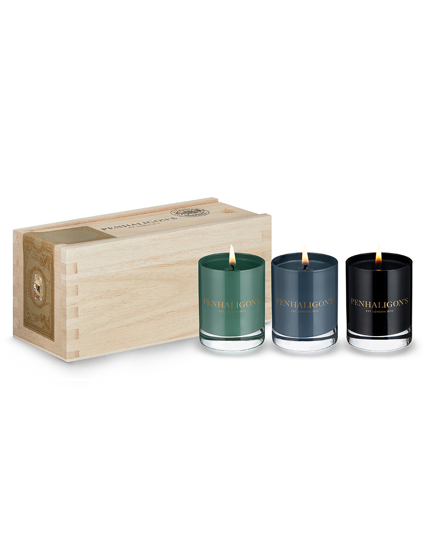 经典香氛蜡烛套装 65G TRIO CANDLE 香薰蜡烛 Penhaligon's 潘海利根中文官方网站